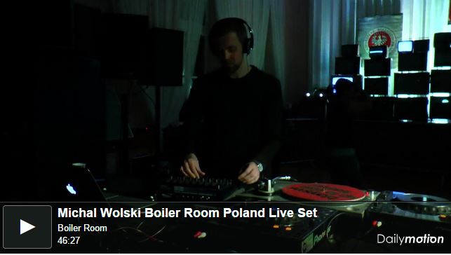 Michal Wolski Boiler Room