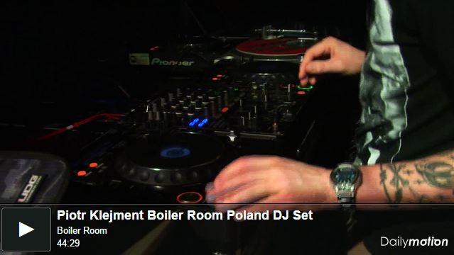 Piotr Klejment Boiler Room Poland